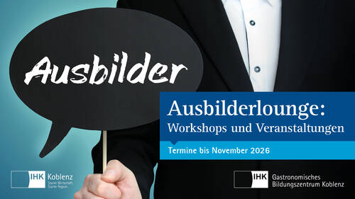 IHK KO Newsletter Banner Ausbilderlounge 2026