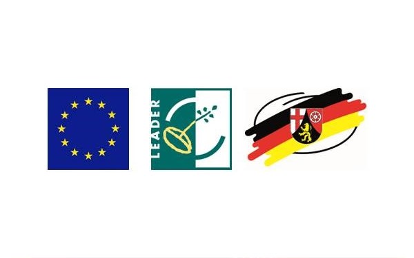 Logos EU, LEADER, Rheinland-Pfalz